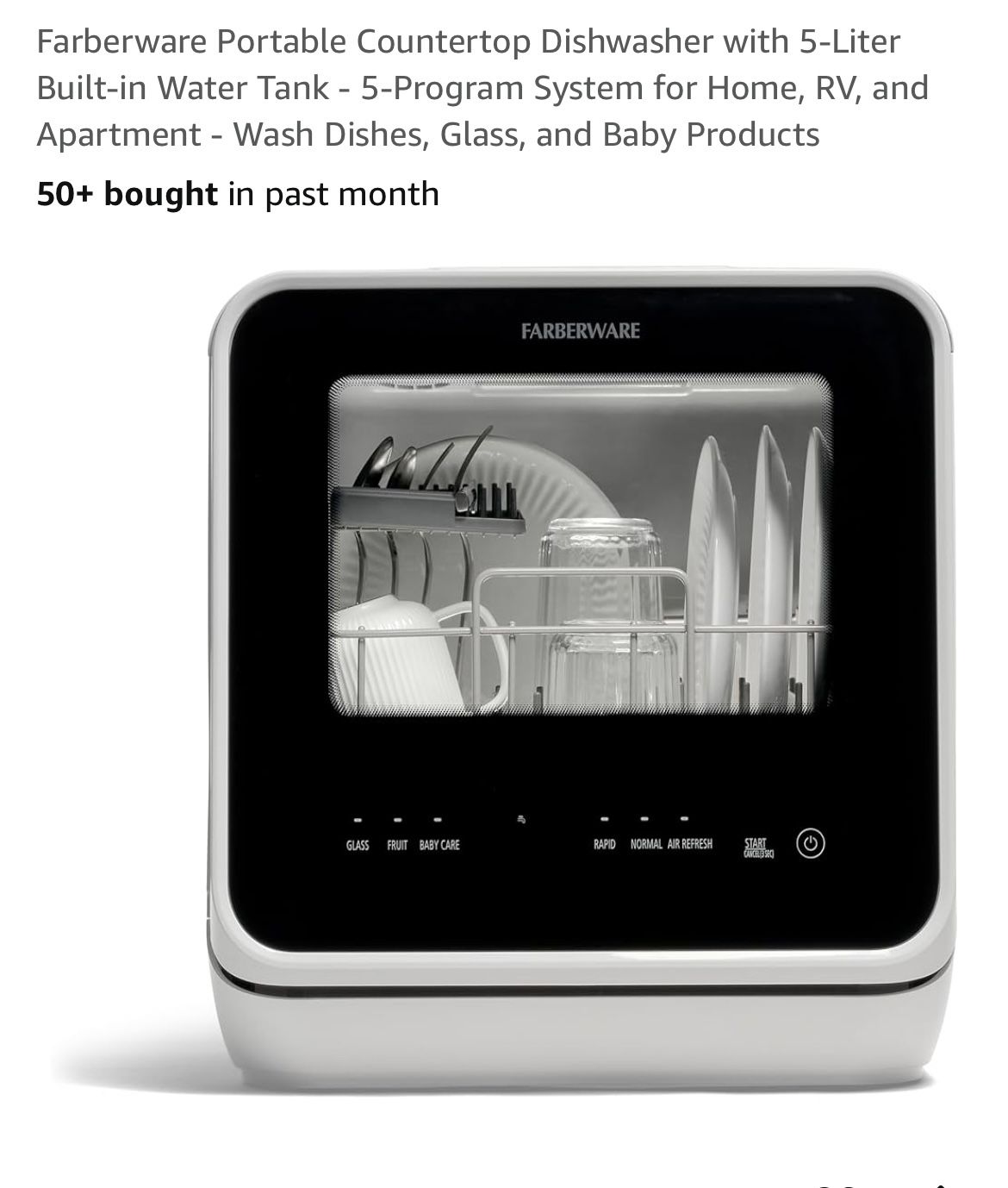 Compact Portable Dishwasher