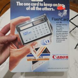 Vintage Canon Electronic Calculator Never Opened Works