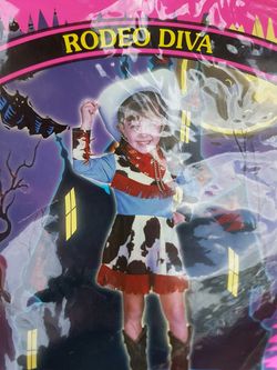 Cowgirl costume new size 2 to 4