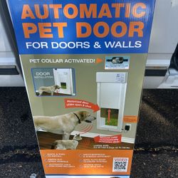 Power Pet Large Automatic Pet Door Up To 100 Pounds