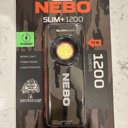 NEBO Flashlight, Laser, Power Bank Combo