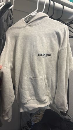 Essentials hoodie white