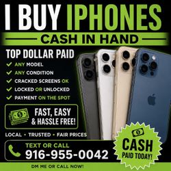 iPhones cash