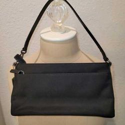 Coach 2002 Mercer Demi Twill & Leather Shoulder/Wristlet Bag -Vintage  Like New $100 o/b/o