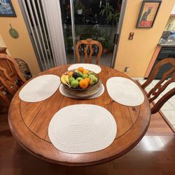 Solid wood Dinner Table Set