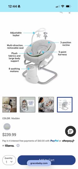 Baby swing