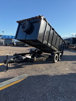 New 14x4 dump trash trailer special Labor Day Sale!!