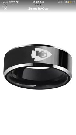 Kansas City Chiefs Black Ring