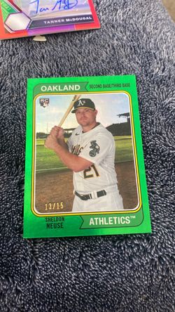 Sheldon Neuse Oakland Athletics RC Green Parallel 13/15