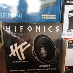2 12 Hifonics Speakers And Amplifier 