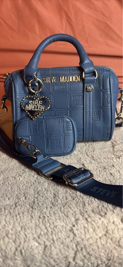blue steve madden purse