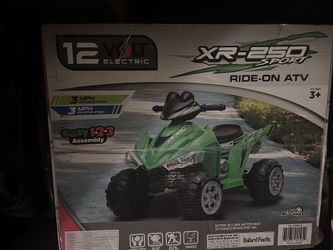 12v XR-250 Quad Power Wheel New / Used 