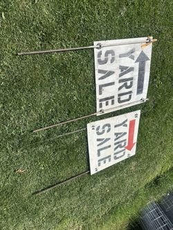 Yard Sale Signs