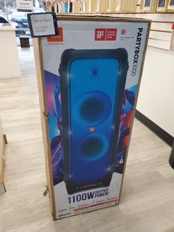🔥 Loud, Lit, Legendary – Brand New JBL PartyBox 1000 Portable Bluetooth Speaker Now $999 or Just $1 Down! 1-Year Peace-of-Mind Included