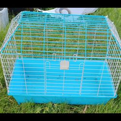 Blue And White Critter Cage