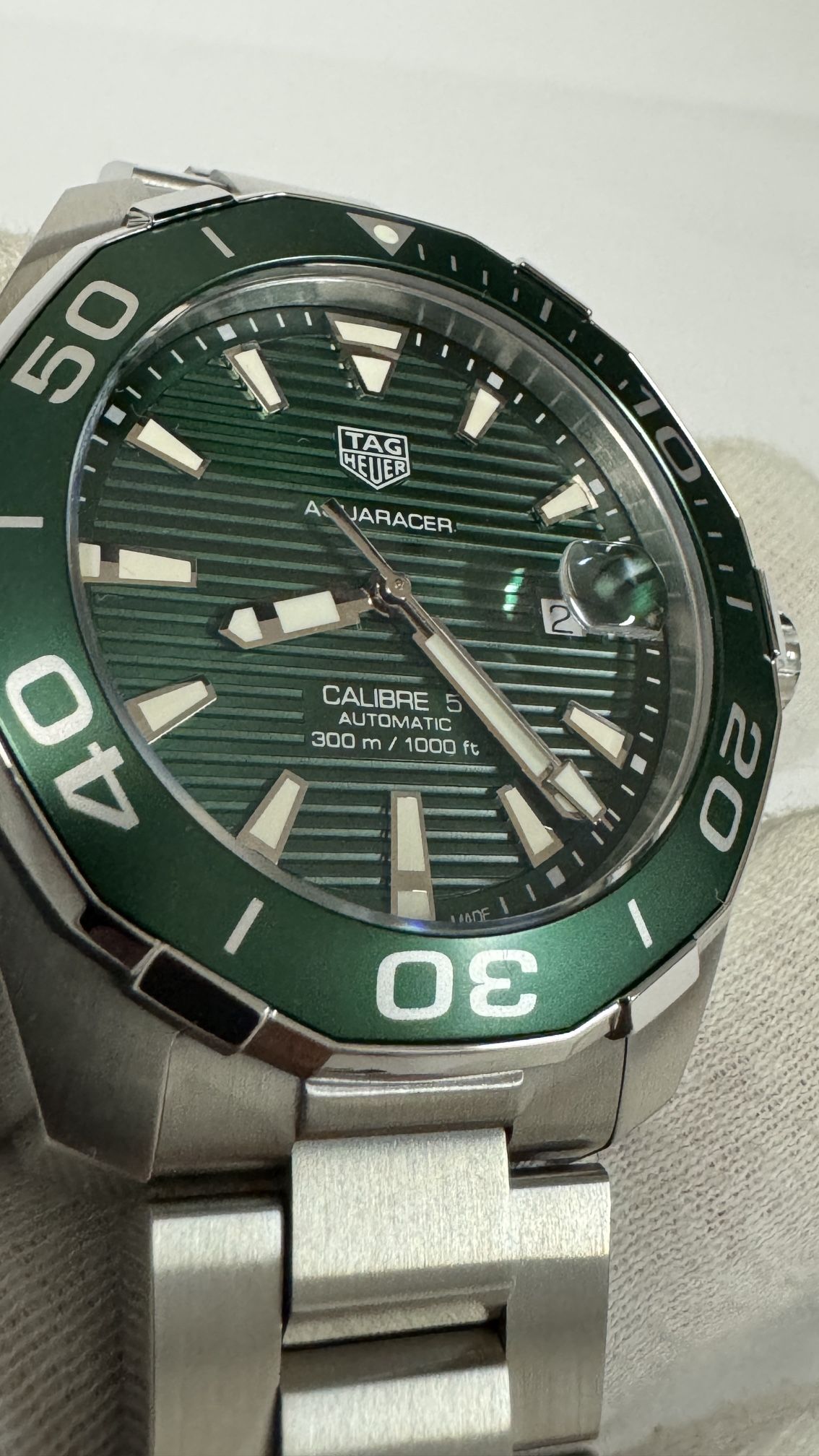 Tag Heuer Aquaracer Green Dial Automatic Men’s Watch