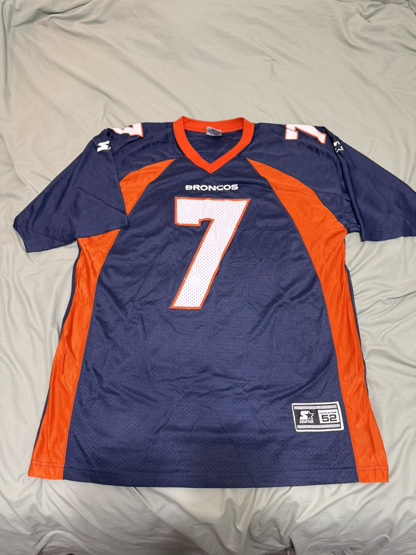Vintage Starter Denver Broncos Mens XL Jersey #7 John Elway 1995