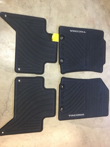 Genuine OEM Toyota Tacoma Double Cab All Weather Floor Mats