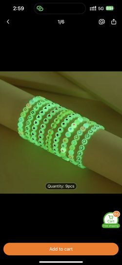  Glow-in-the-Dark Beaded Bracelet Set - Fashionable Girls Accessories with Heart, Star & Cloud Designs - Perfect for Gifts & Party Decorations - A