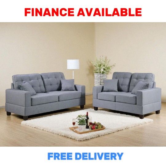 🔥 SOFA + LOVESEAT DEAL! / ¡OFERTA DE SILLONES! 🛋 ONLY $379‼ LAST ONE 🚚 FREE DELIVERY / ENTREGA GRATIS 🆔 ITEM# P F7858
