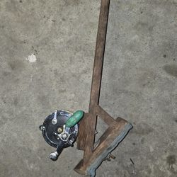 Vintage Fishing Reel Setup 