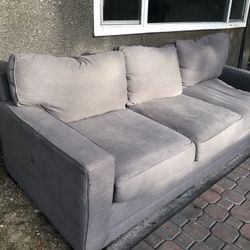 Large Couch, 92”x35”, Grey, Free