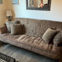 Walnut Real Wood Queen Size Futon