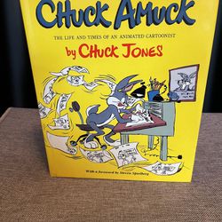 Chuck Amuck : The Life and Times of an Animated Cartoonist by Chuck. Hard copy in great condition. Copyright 1989. First edition. Great stories and il