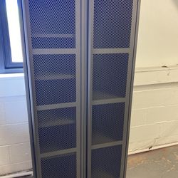 IKEA IVAR Metal Locker Cabinet – Dark Gray