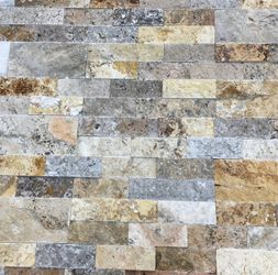Pavers and travertine with installation 9$