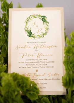 Garden invitations