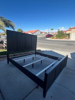 Like New King Size Bed frame