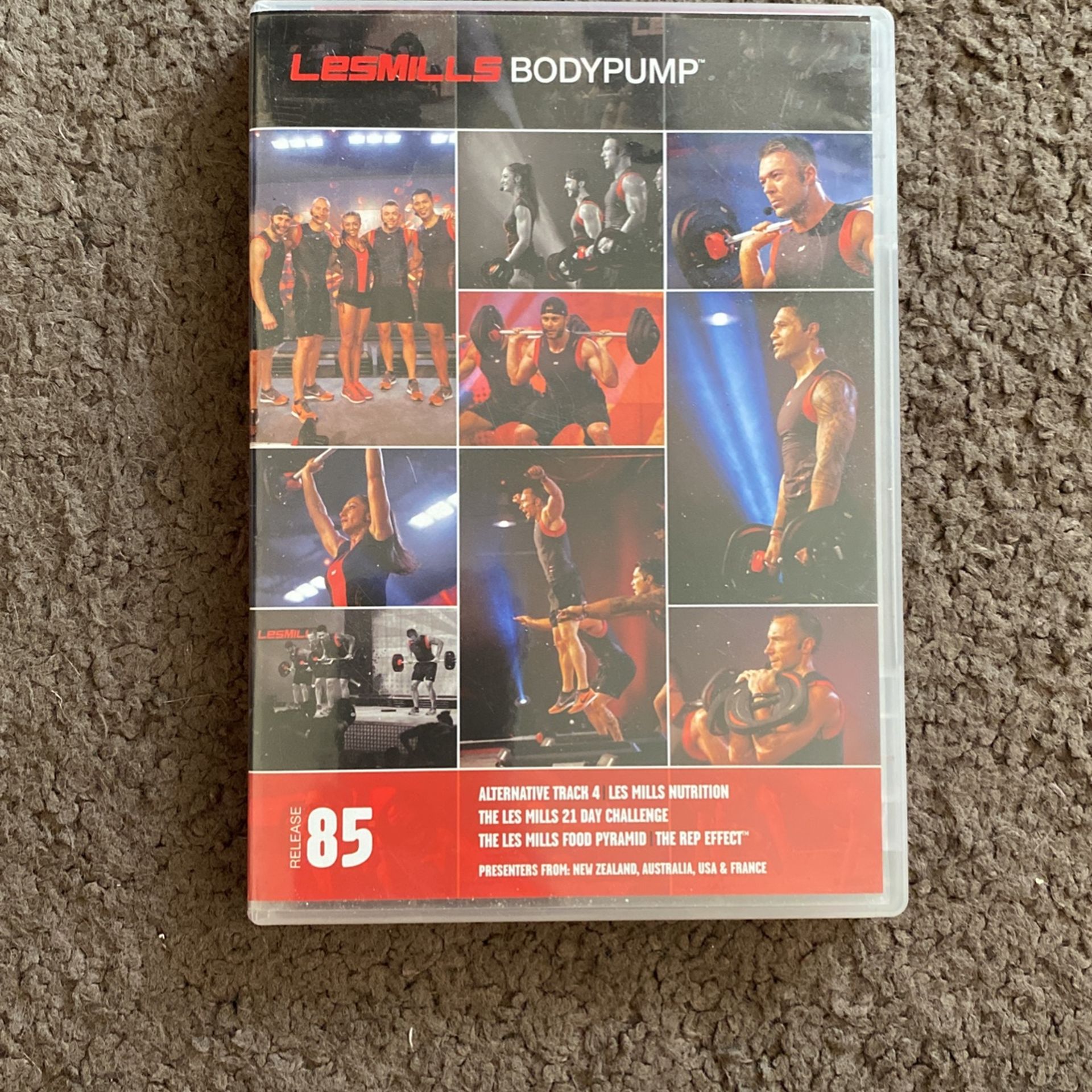 Les Mills BodyPump 85 DVD CD Release
