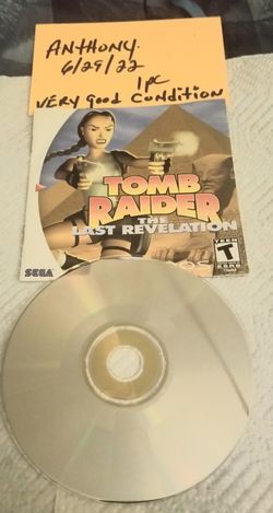 Sega Tomb Raider The Last Revelation