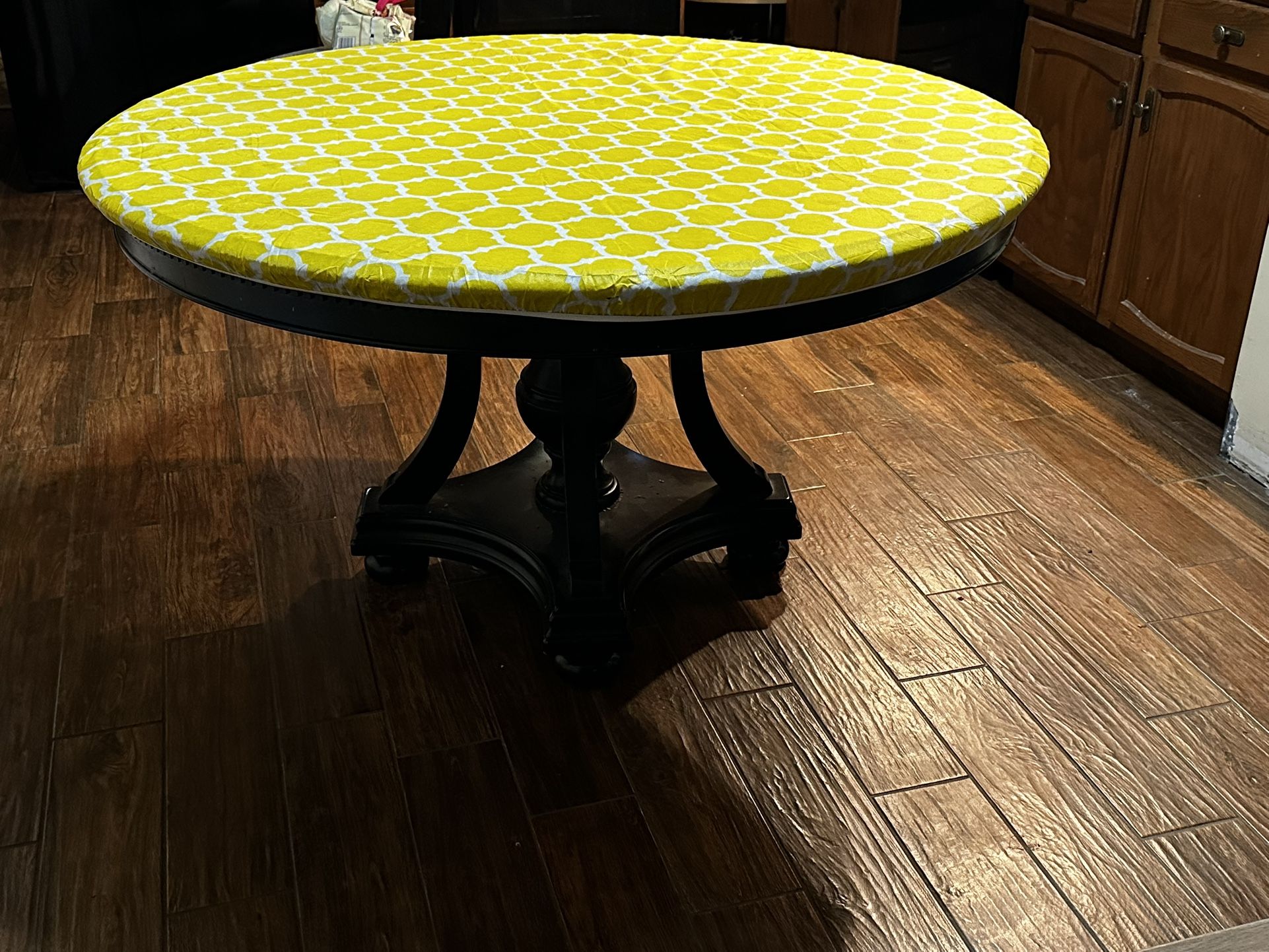 Round Wooden Dining Table