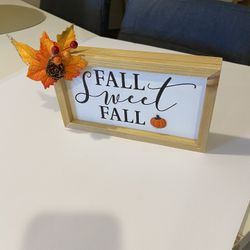 Fall season Sign