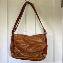  Fossil Leather Messanger Bag 