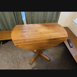 Wooden Round leaf Table