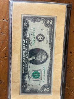Us 2 dollar bill