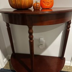 Console Table Shelves Storage 