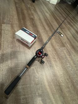 Murrieta new in box and tags St Croix Black Bass 7’2” Hvy  Sevinn GS series casting fishing combo.