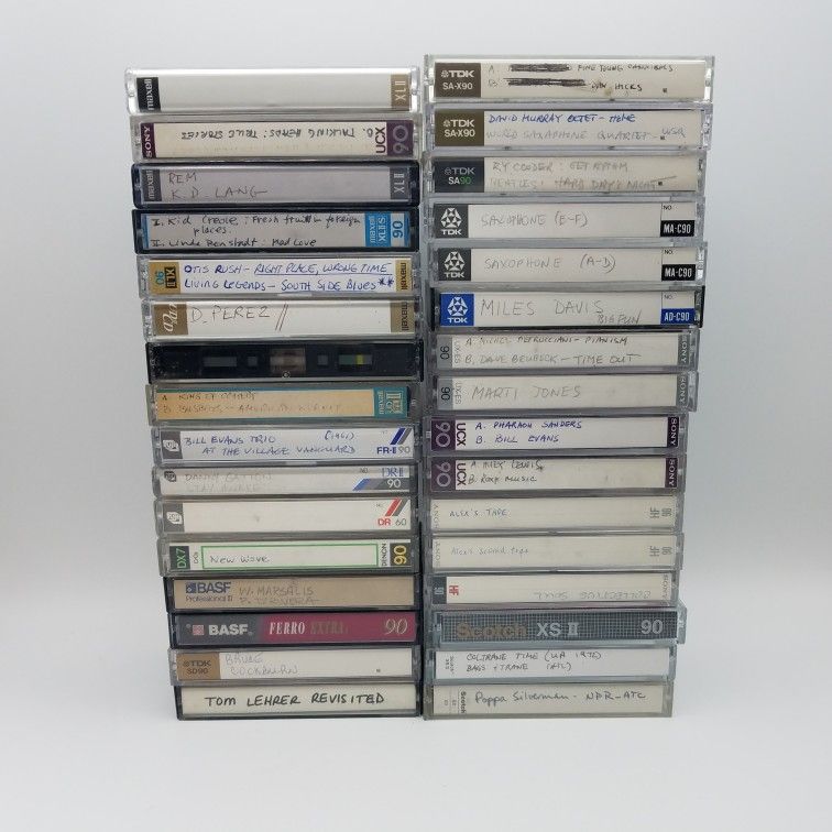 Pre-Recorded Audio Cassette Tape Lot of 32