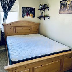 Queen Bed And Bed Frame