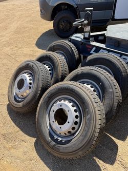 Kumho Crugen HT51 LT215/85 R16 Tires and Steel Wheels - Set of 6 (2024 Sprinter 3500 Take-Offs)