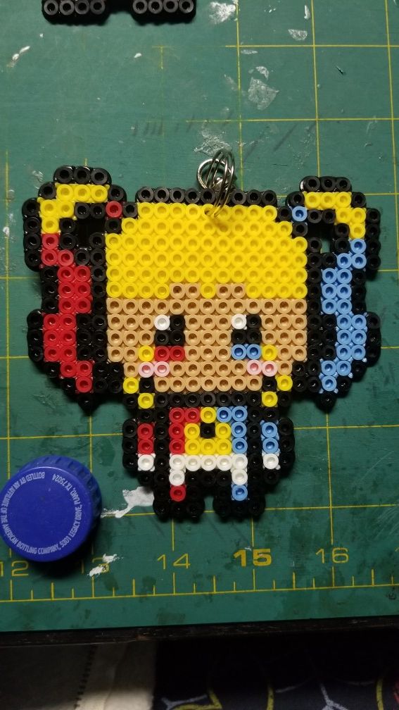 Harley's Quinn perler art