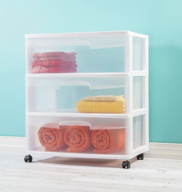 BRAND NEW! Plastic 3 Drawer Storage Organizer