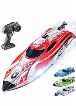 BEZGAR TX126 12-Inch RC Boat – Remote Control Boat for Lakes High speed of 25 km/h; waterproof design; 700 mAh rechargeable battery; ideal toy boat fo