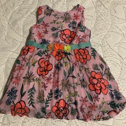 Cat & Jack Floral Dress 18 Months 