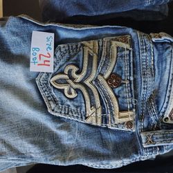 Size 24 Bootcut Rock Revival Jeans 