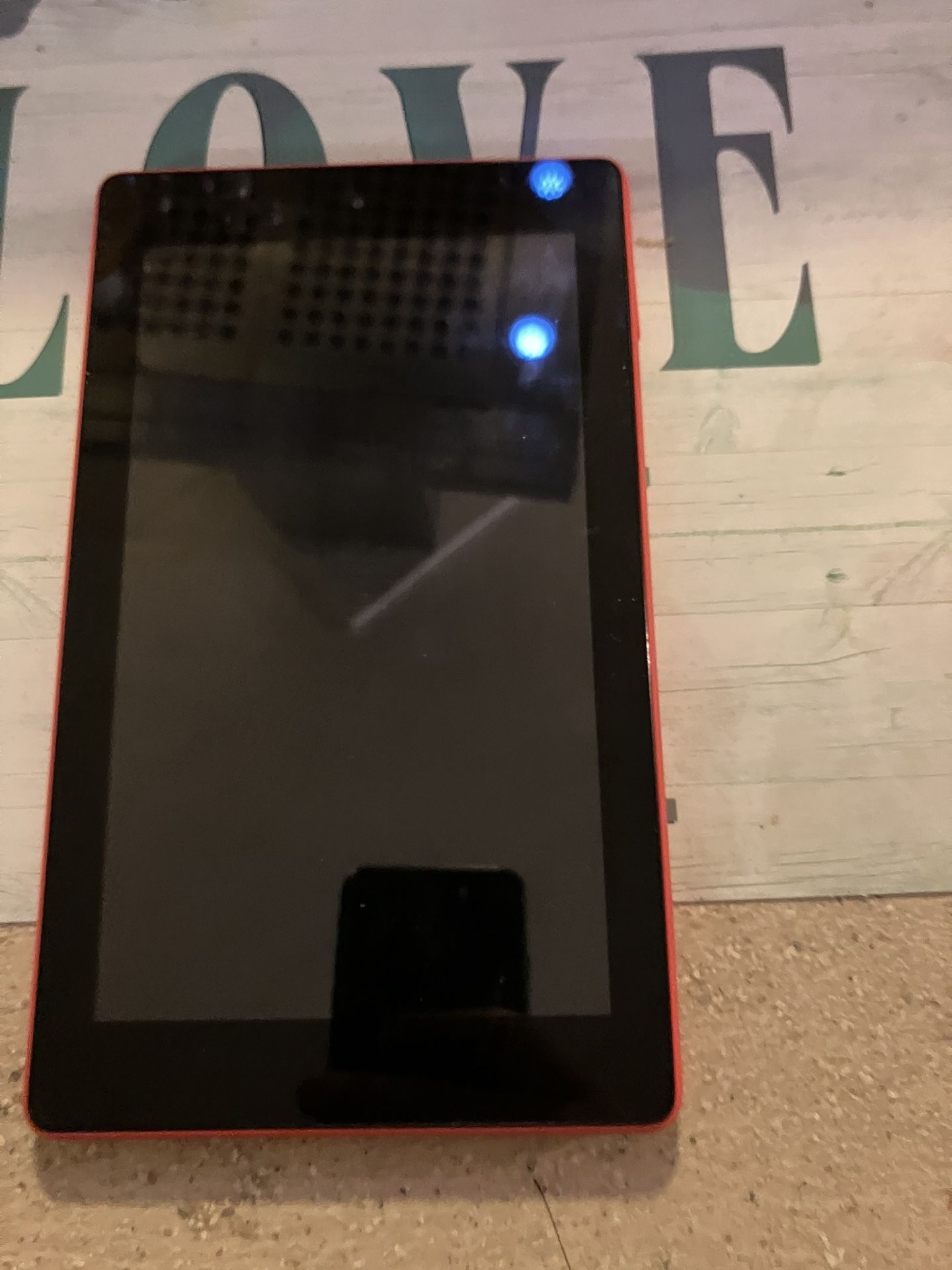 Red Fire Kindle iPad